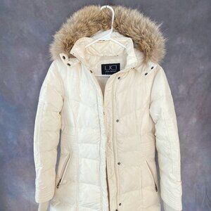Cream White Winter Coat